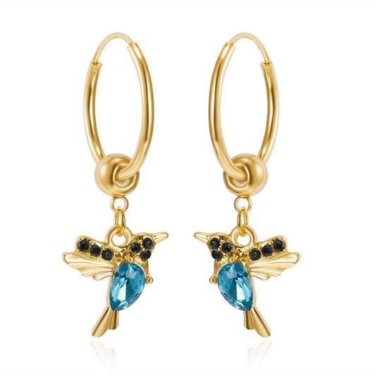 Elegant Hummingbird Earrings