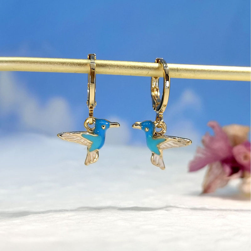 Elegant Hummingbird Earrings
