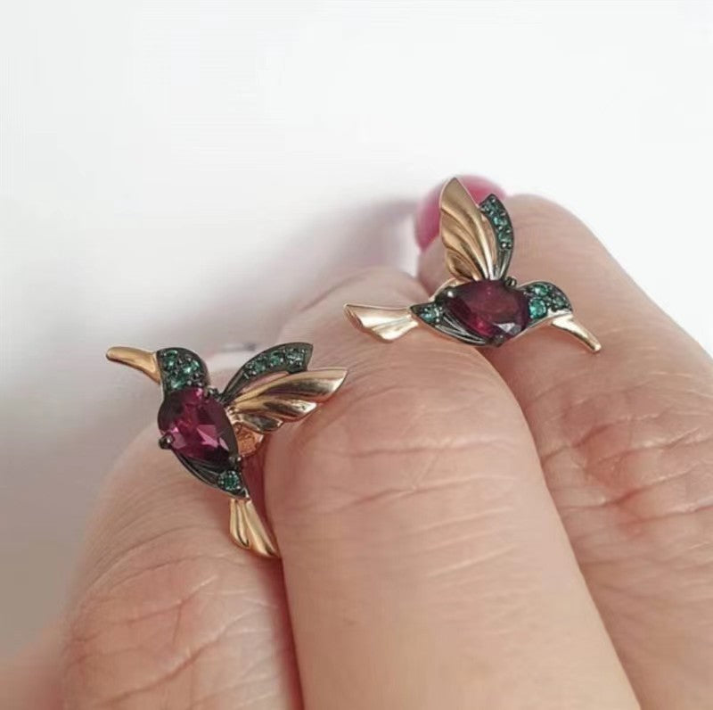 Elegant Hummingbird Earrings