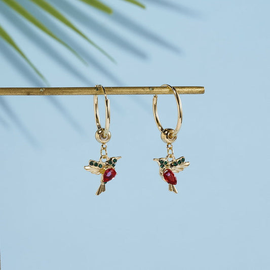 Elegant Hummingbird Earrings