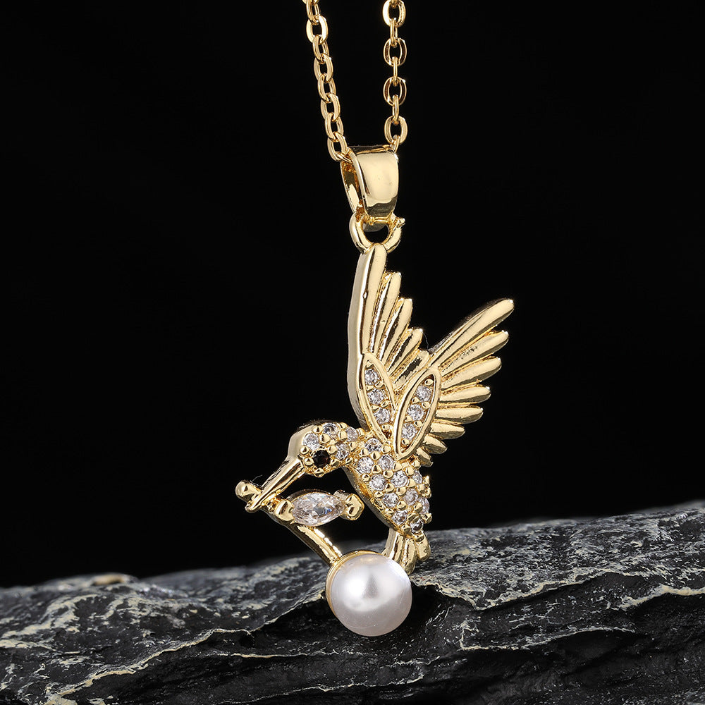 Elegant Hummingbird Necklace
