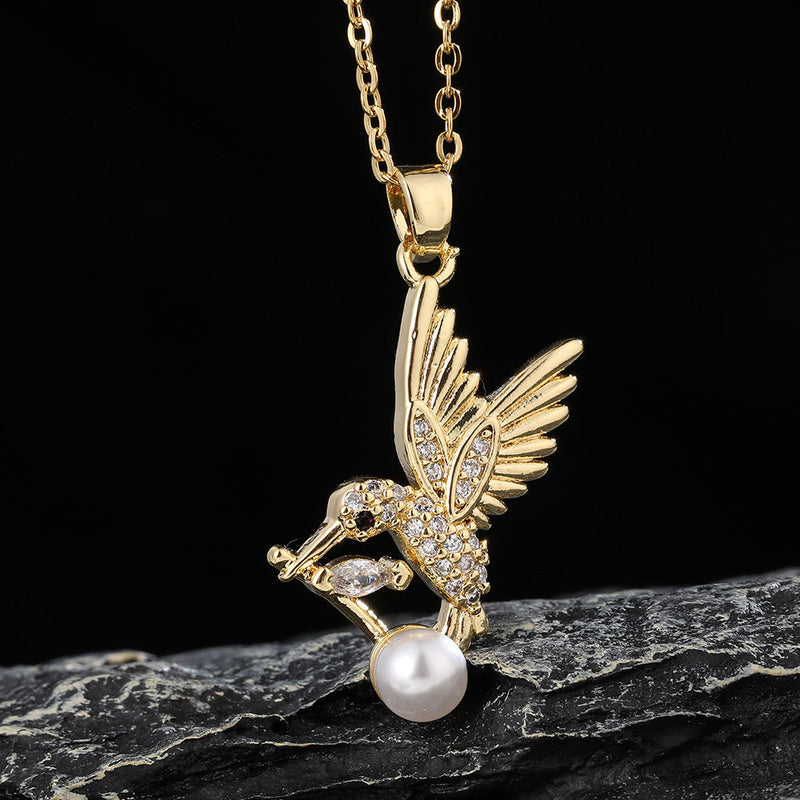 Elegant Hummingbird Necklace