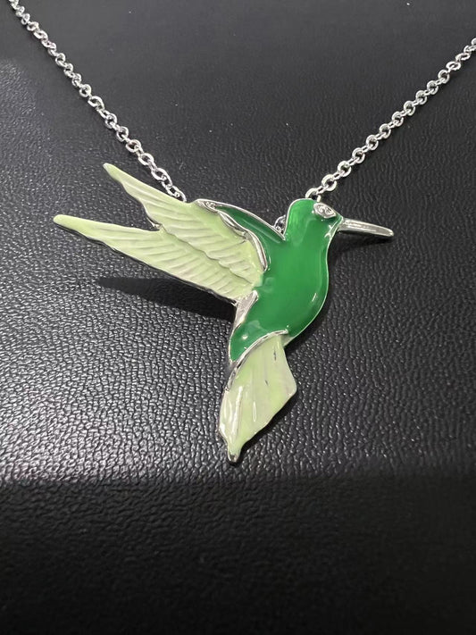 Elegant Hummingbird Necklace