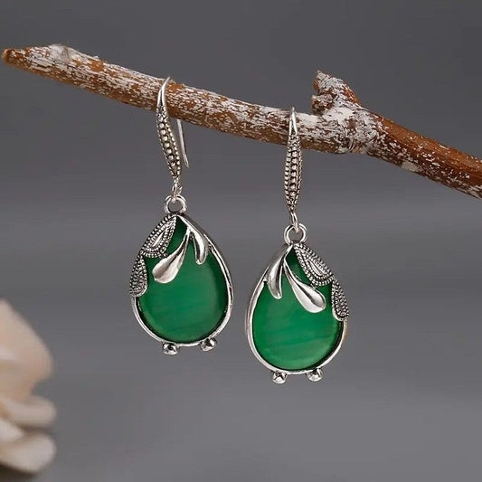 Elegant Jade Earrings