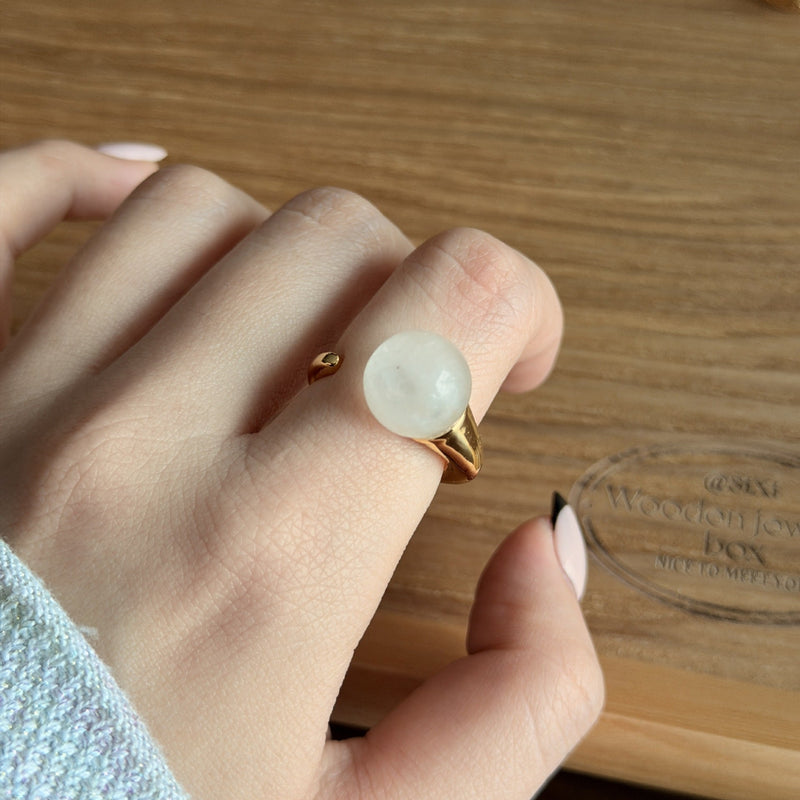 Elegant Jade Ring