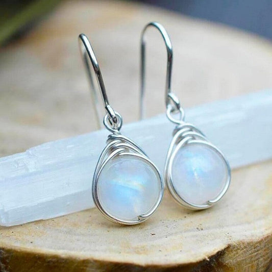Elegant Moonstone Earrings