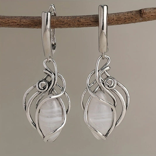 Elegant Moonstone Earrings