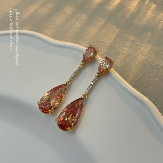 Elegant Morganite Earrings