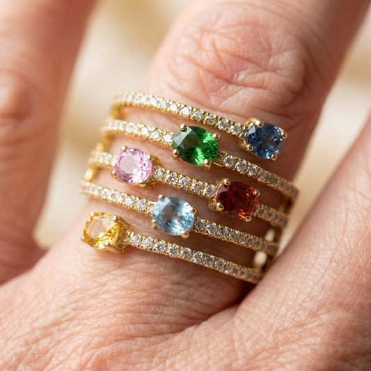 Multicolor Statement Ring