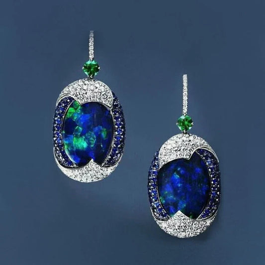 Elegant Opal Earrings
