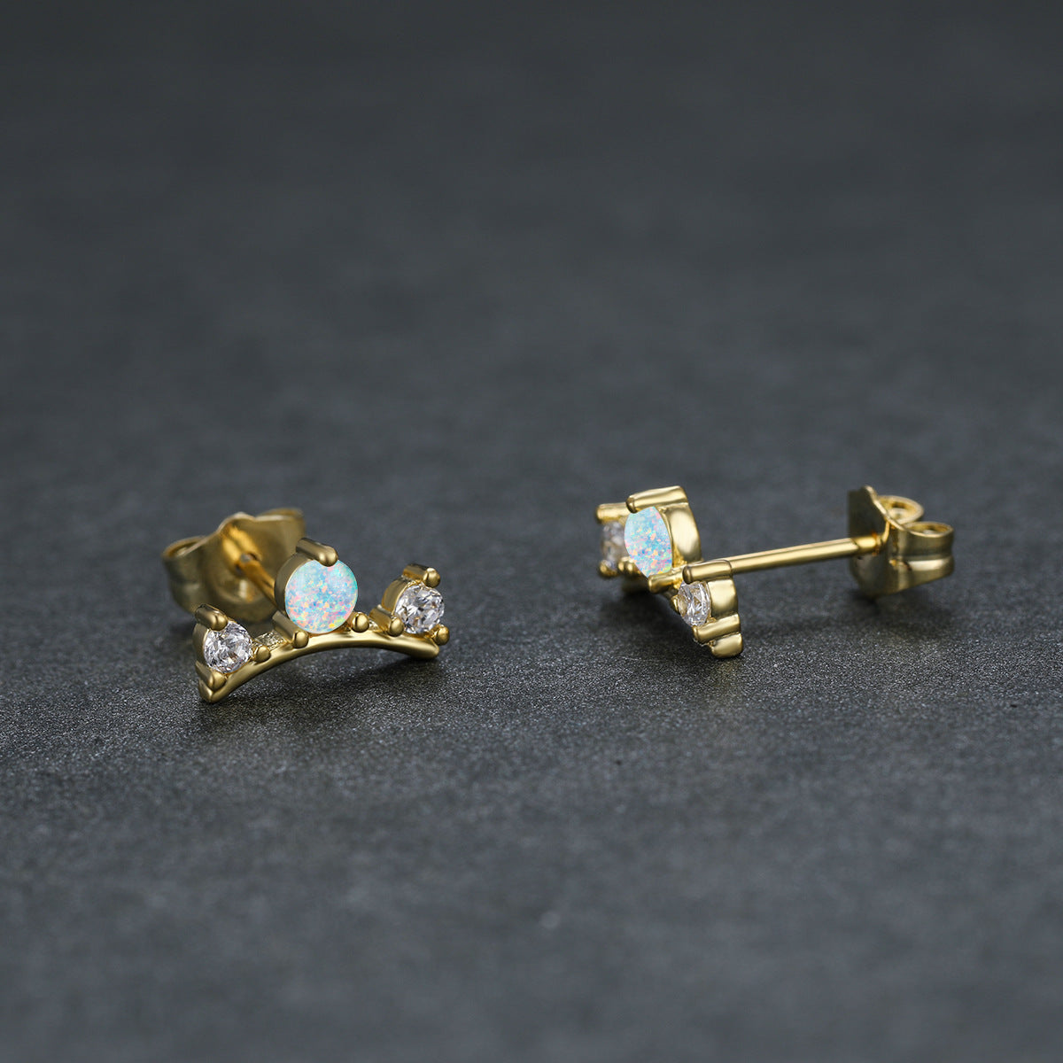 Elegant Opal Earrings