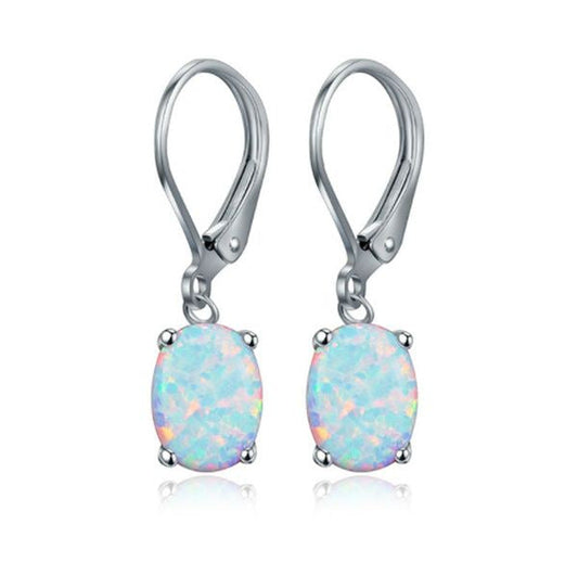 Elegant Opal Earrings