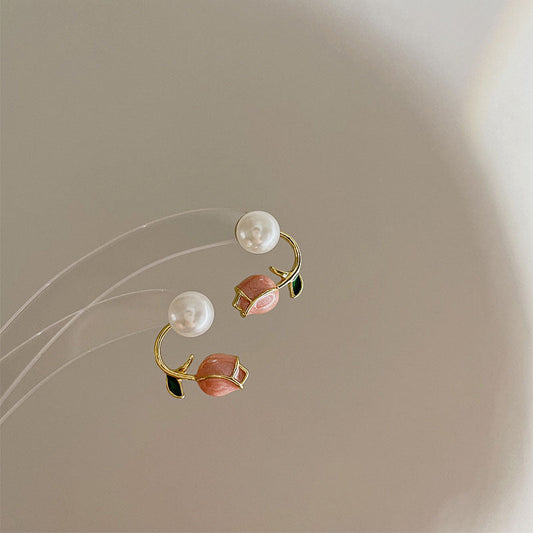 Elegant Pearl Drop Earrings