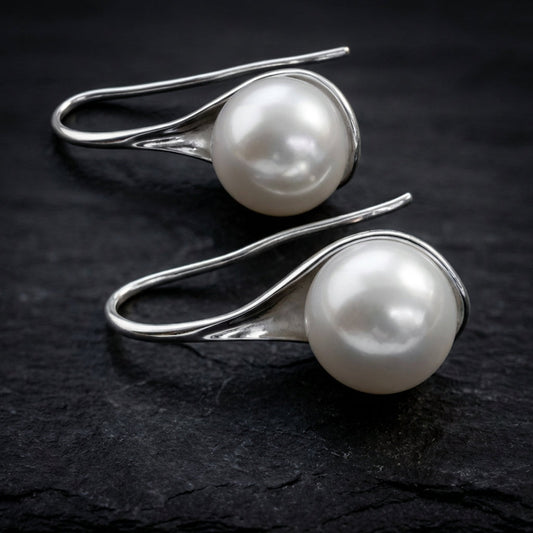 Elegant Pearl Drop Earrings
