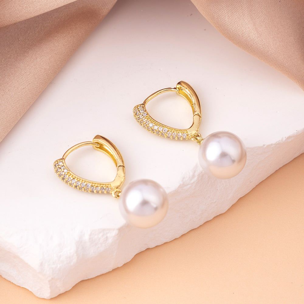 Elegant Pearl Earrings