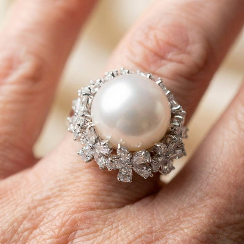 Pearl Flower Ring