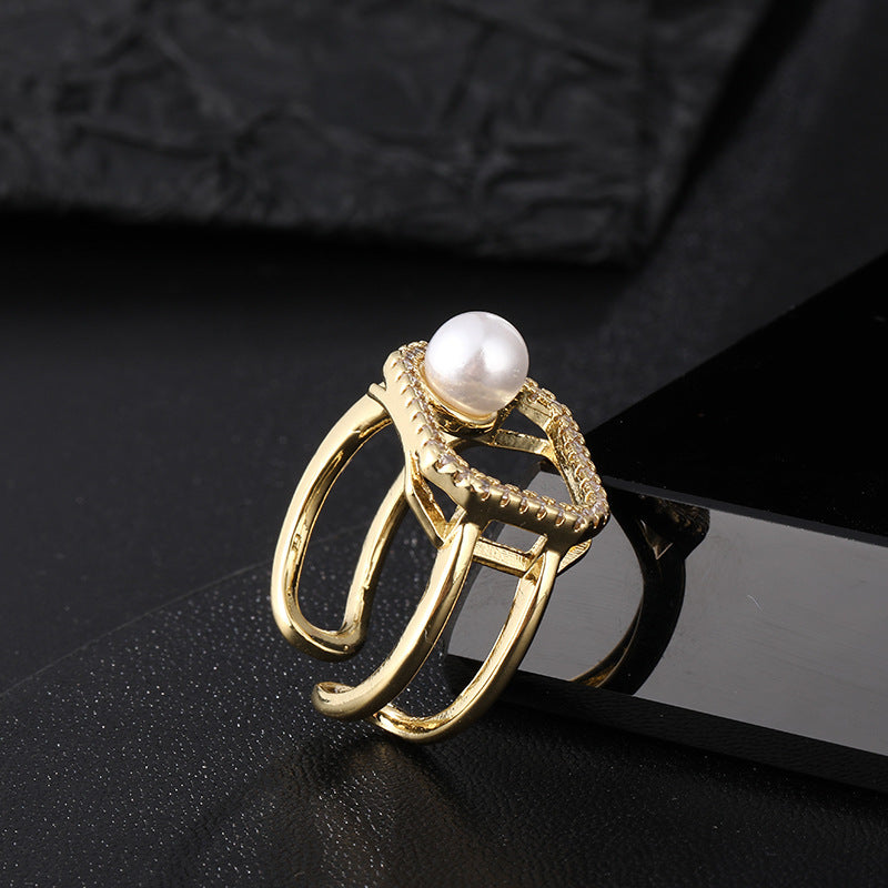 Elegant Pearl Ring