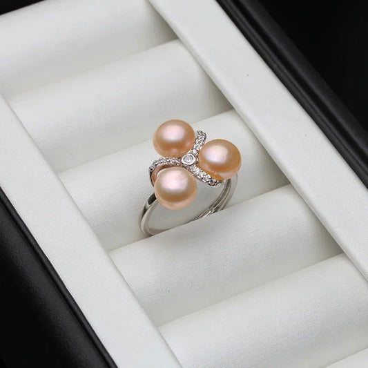 Elegant Pearl Statement Ring
