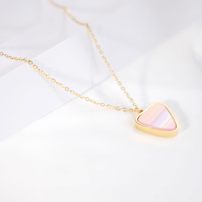 Elegant Rose Quartz Necklace