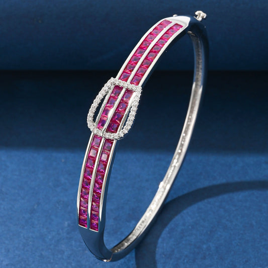 Elegant Ruby Bracelet