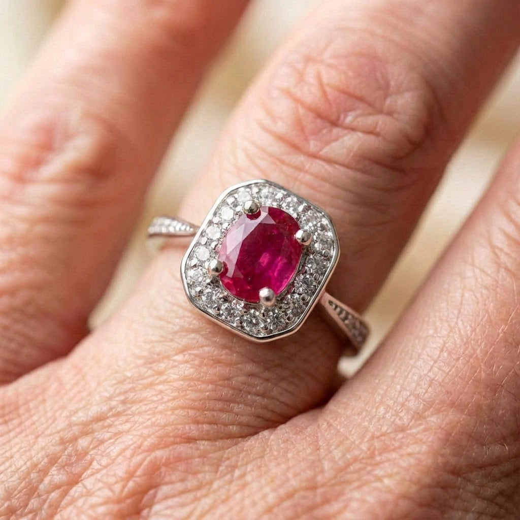 Ruby Diamond Ring
