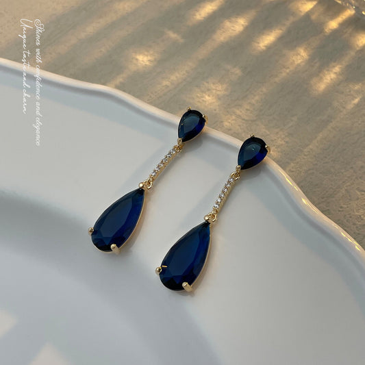 Elegant Sapphire Earrings