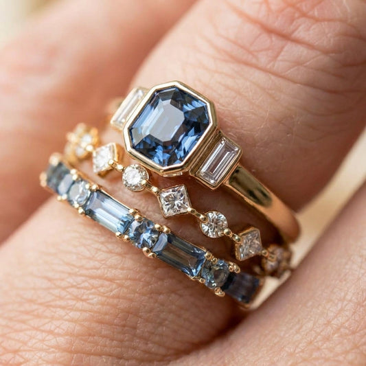 Sapphire Gold Ring