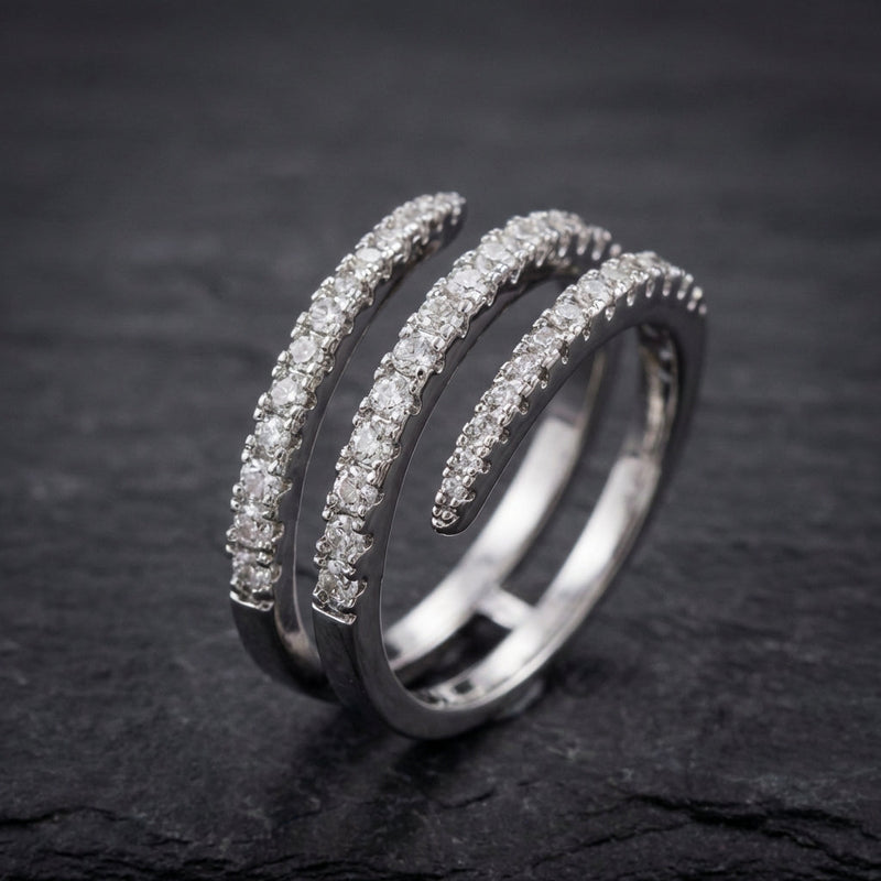 Elegant Shiny Cubic Zircon Ring