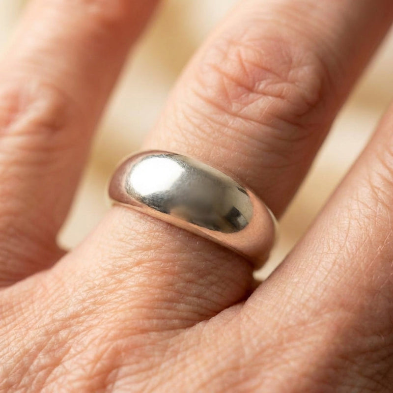 Silver Dome Ring