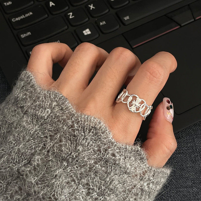 Elegant Silver Statement Ring