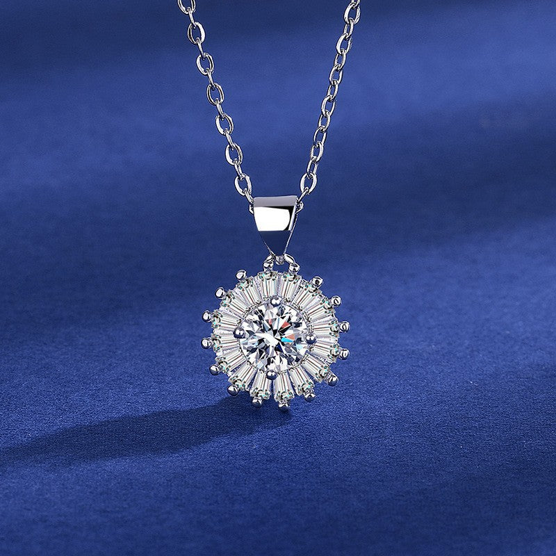 Elegant Silver Sunburst