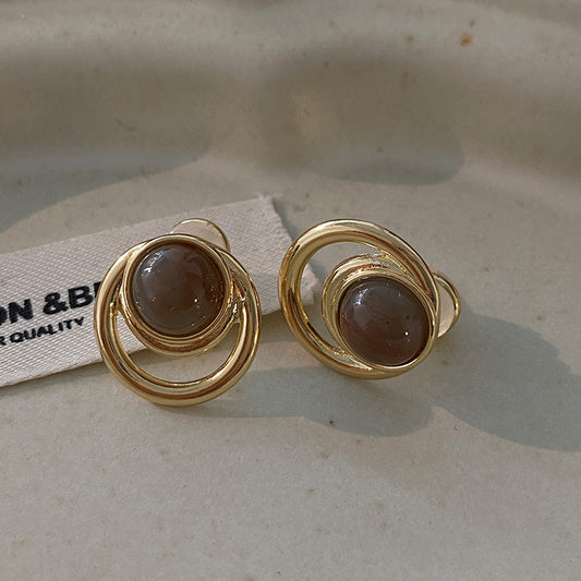 Elegant Smoky Quartz Earrings