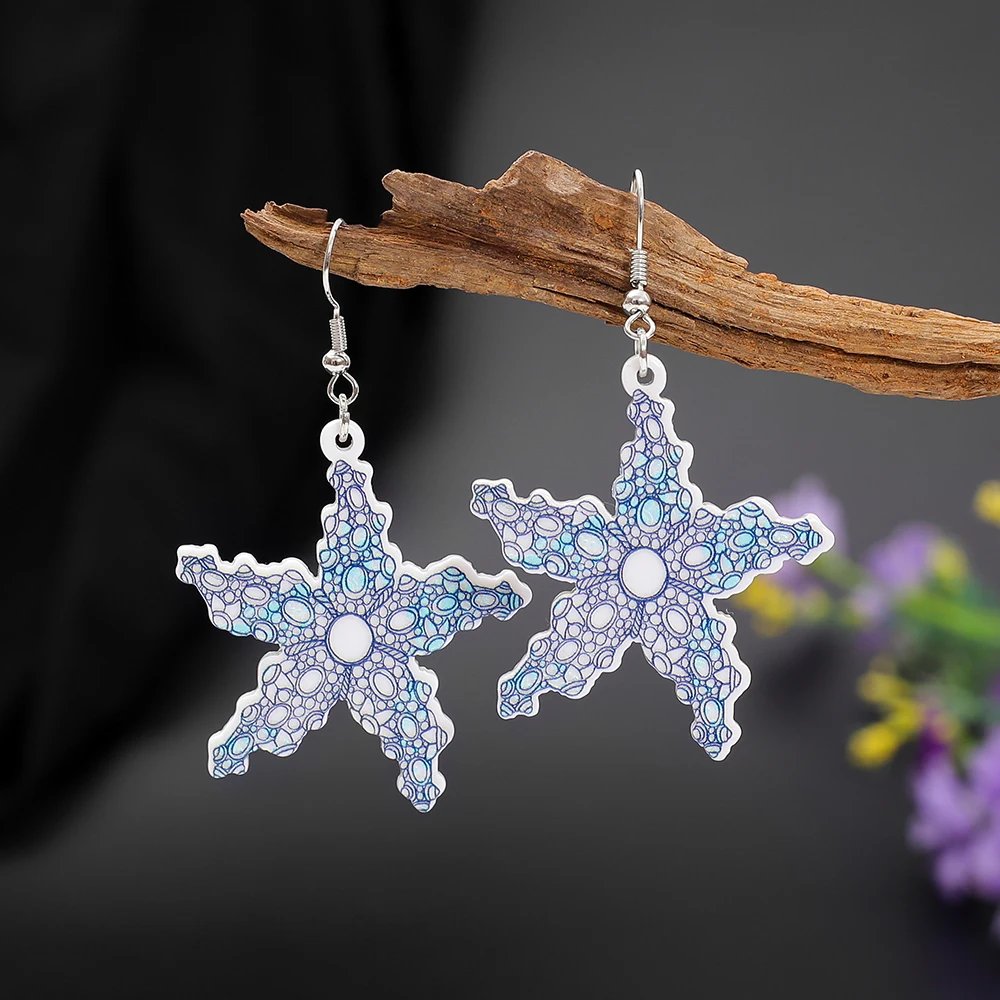 Elegant Snowflake Earrings