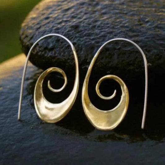 Elegant Spiral Earrings