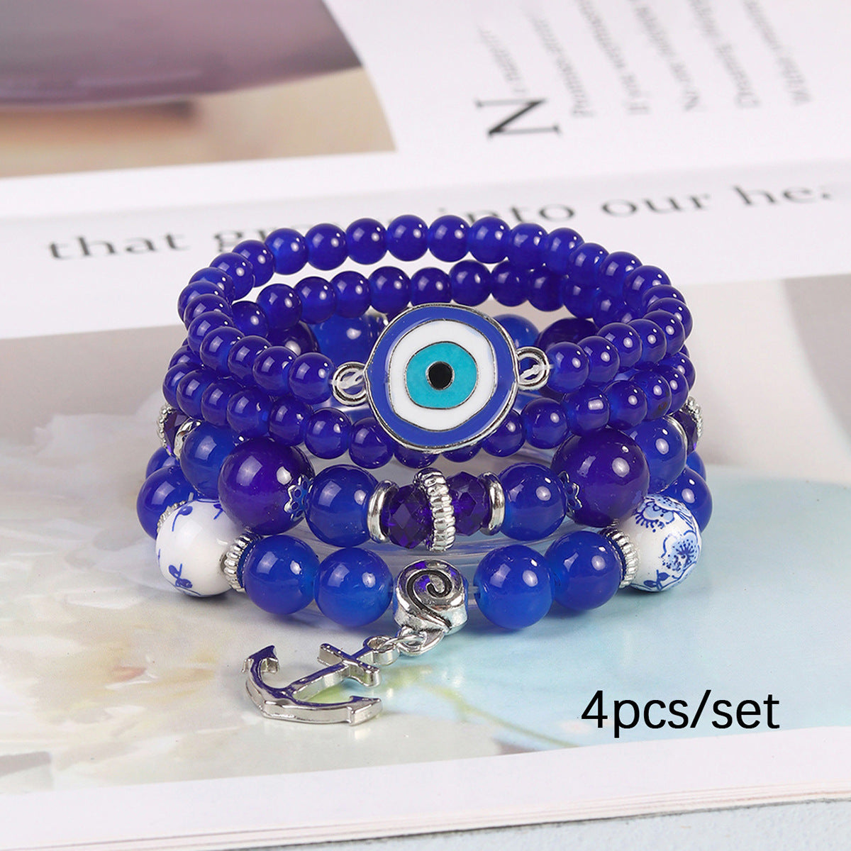 Evil Eye Beaded Bracelet