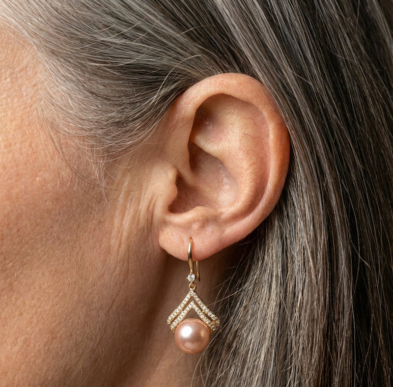 Pearl Dangle Earrings