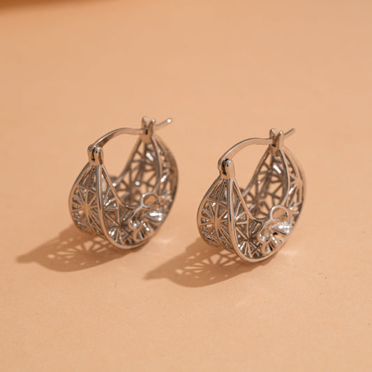 Filigree Hoop Earrings