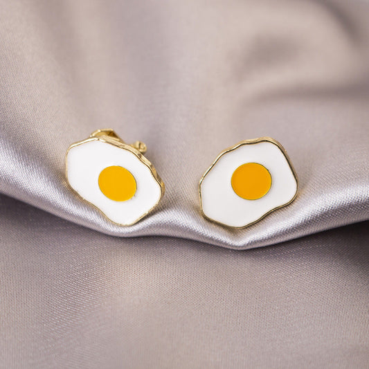 Fried Egg Earrings
