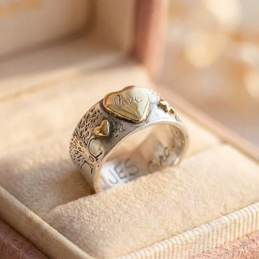 Handmade Heart Love Ring