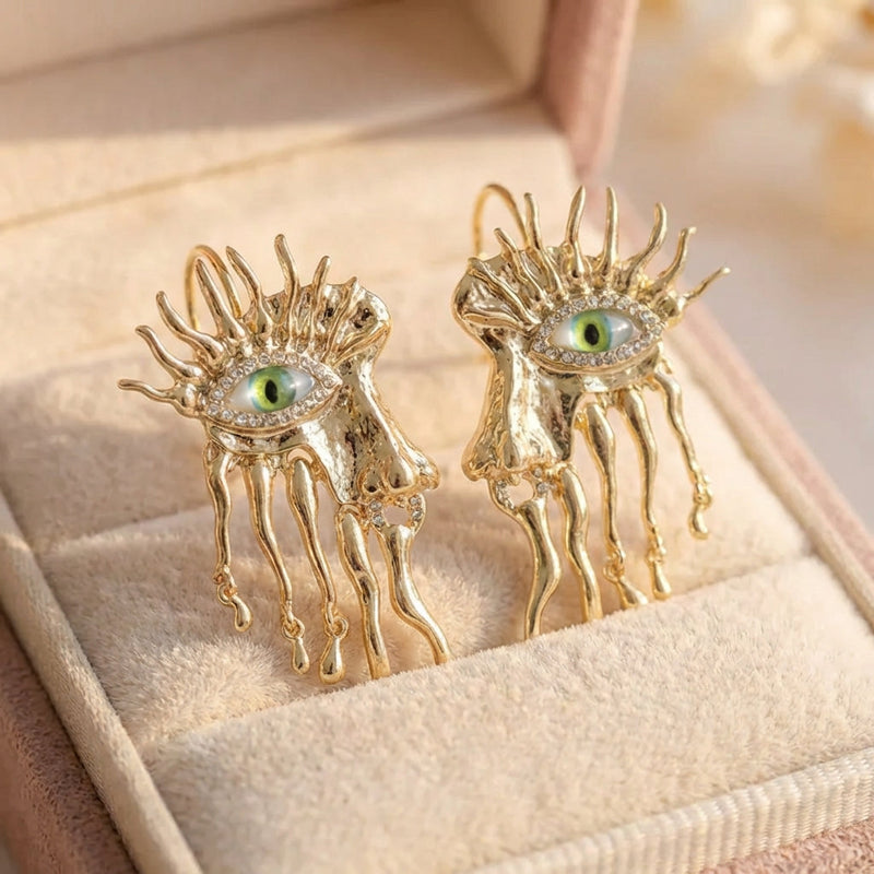 Statement Evil Eye Earrings
