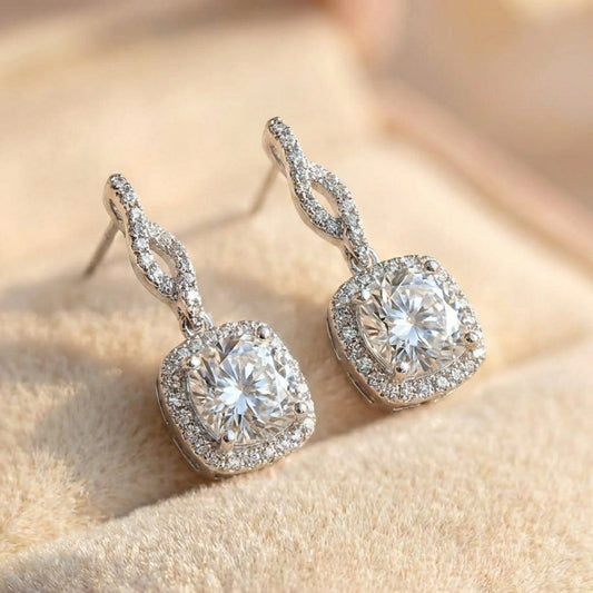 Elegant Crystal Dangle Earrings