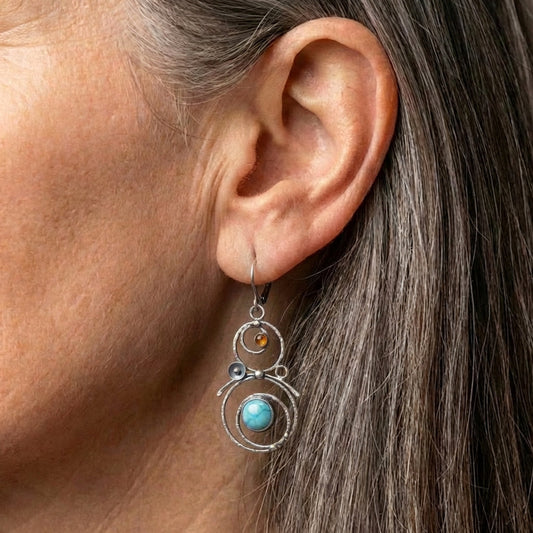 Turquoise Dangle Earrings