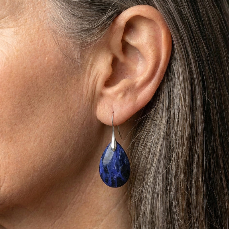 Blue Stone Earrings