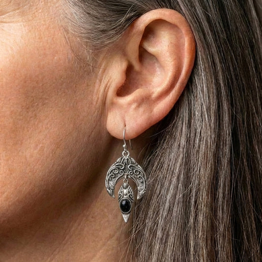 Silver Leaf Earrings