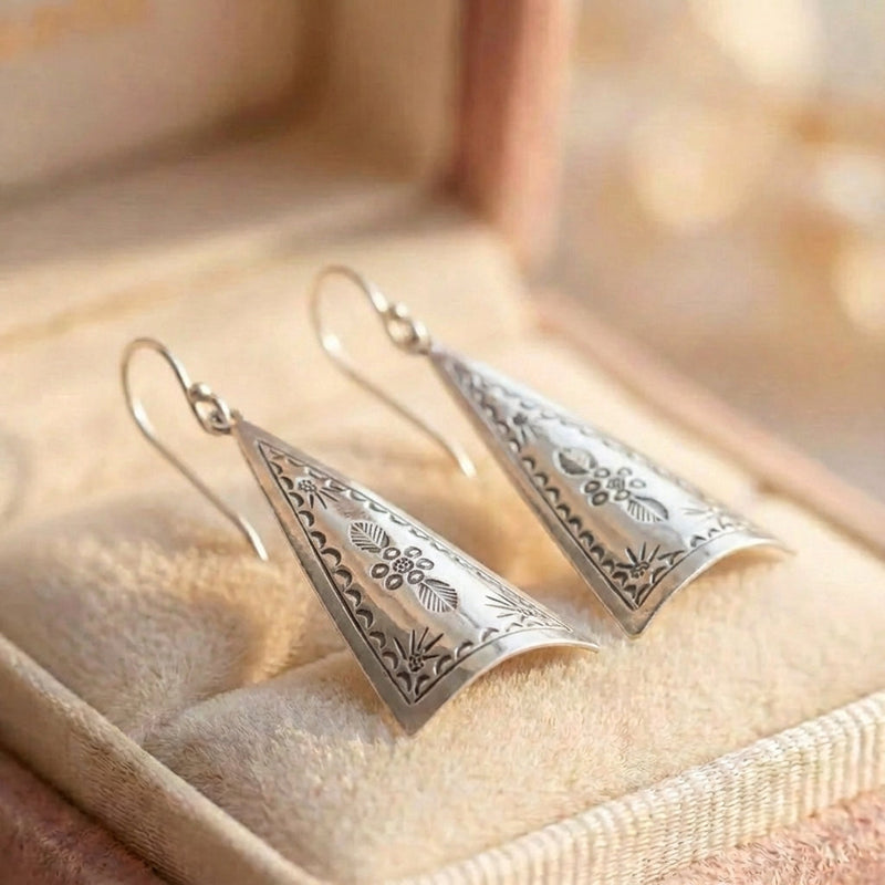 Vintage Silver Boho Earrings