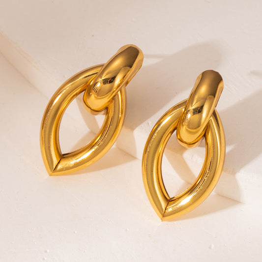 Gold Chunky Earrings