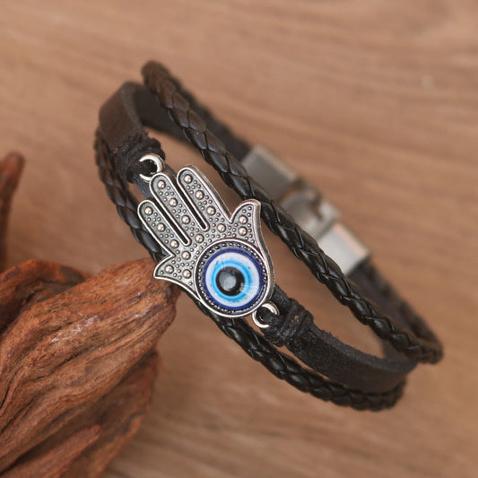 Hamsa Evil Eye Bracelet
