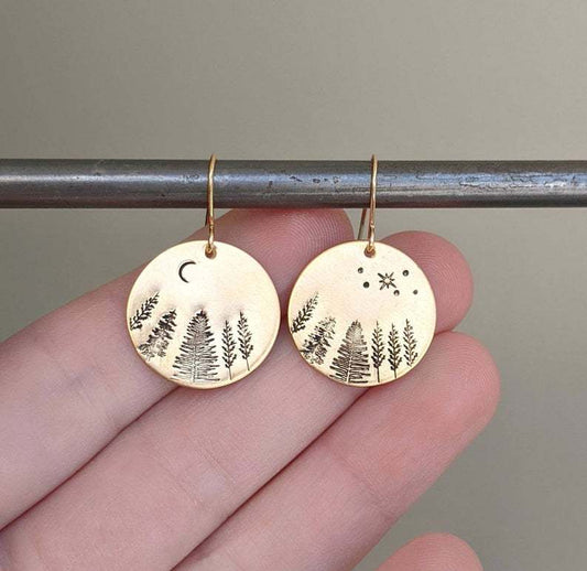 Handmade Forest Earrings