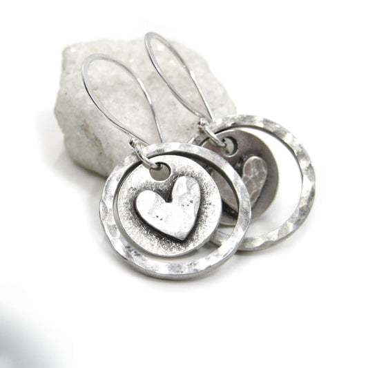 Handmade Heart Earrings