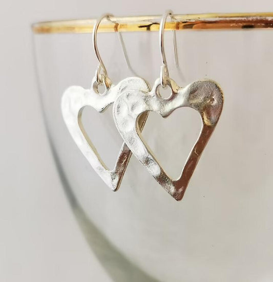 Handmade Heart Earrings